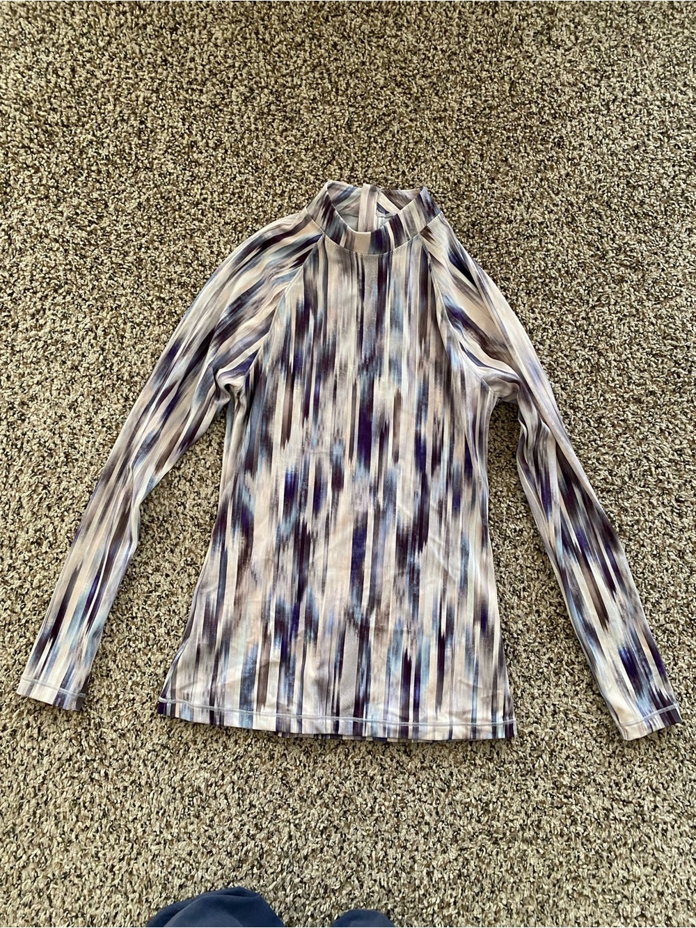 Athleta Multicolored North Point Rashguard In Grey Abstract - Picture 5 of 13